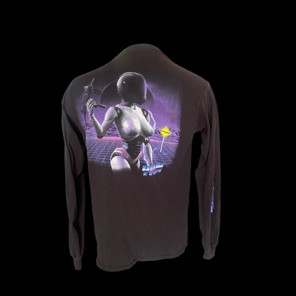 YRN Migos Bad And Boujee Shirt Adult Medium Black Long Sleeve Rap Tee Rapper - Picture 4 of 5